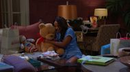 Chanel clung to a stuffed animal after her ordeal on Days of our Lives l Image: Peacock